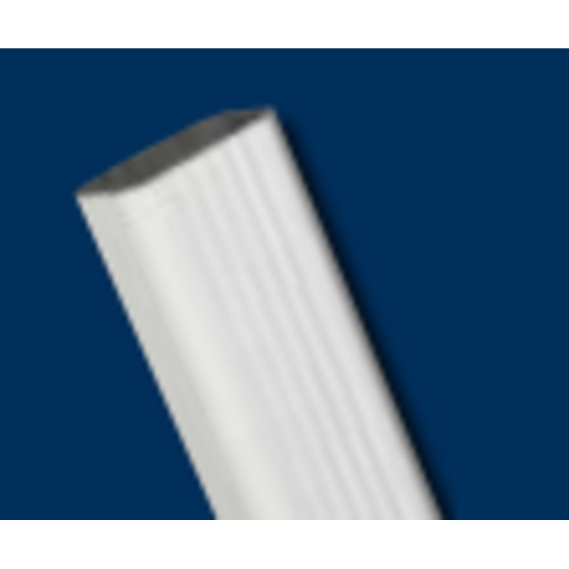 Amerimax K Style Aluminum Gutter Square Corrugated Downspout