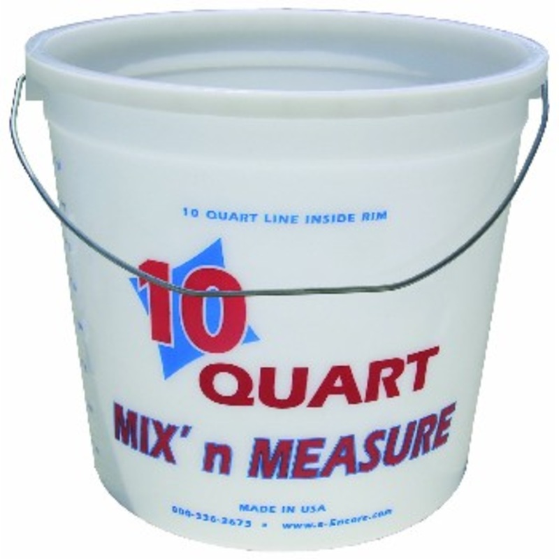 Encore Plastics 301759 Mix’n Measure Pail ~ 10 qt.