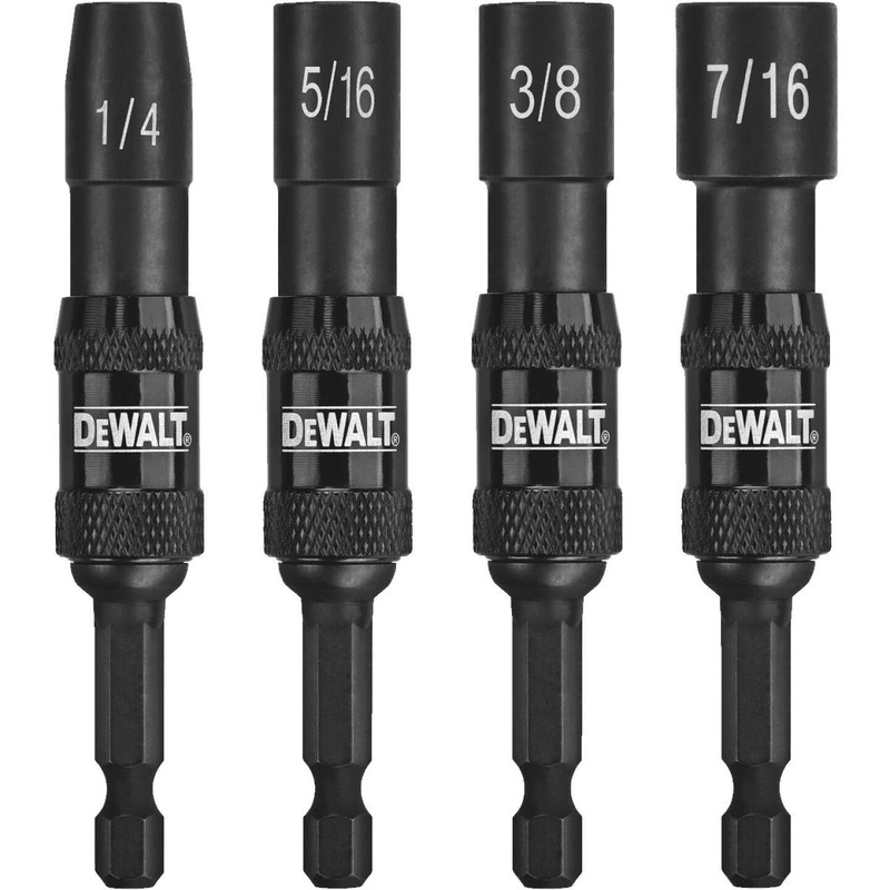 DeWalt Impact Ready 4-Piece Pivoting Magnetic Nutdriver Set