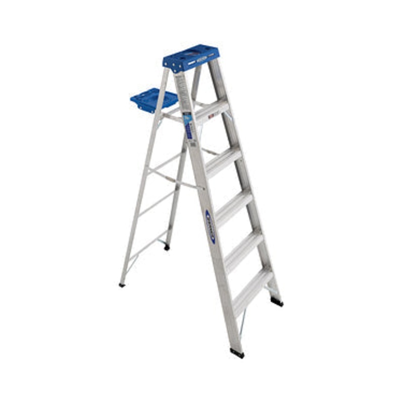 Werner 6ft Type I Aluminum Step Ladder 366 (6 ft.)