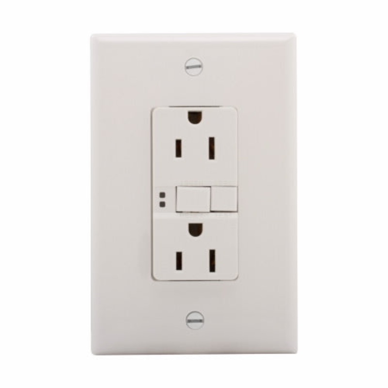 Eaton Cooper Wiring Arrow Hart Specification Grade GFCI Receptacle 15A, 125V White