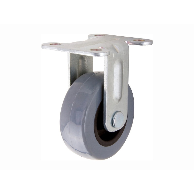 Shepherd Hardware 2-Inch Medium Duty Rigid Caster, 88-lb Load Capacity