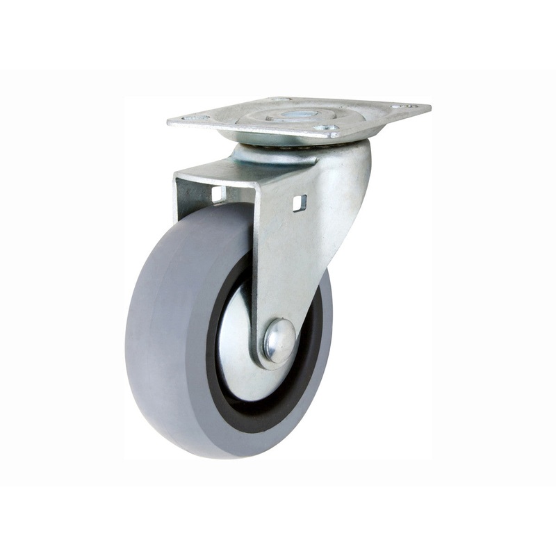 Shepherd Hardware 3-Inch Medium Duty Plate Caster, 121-lb Load Capacity