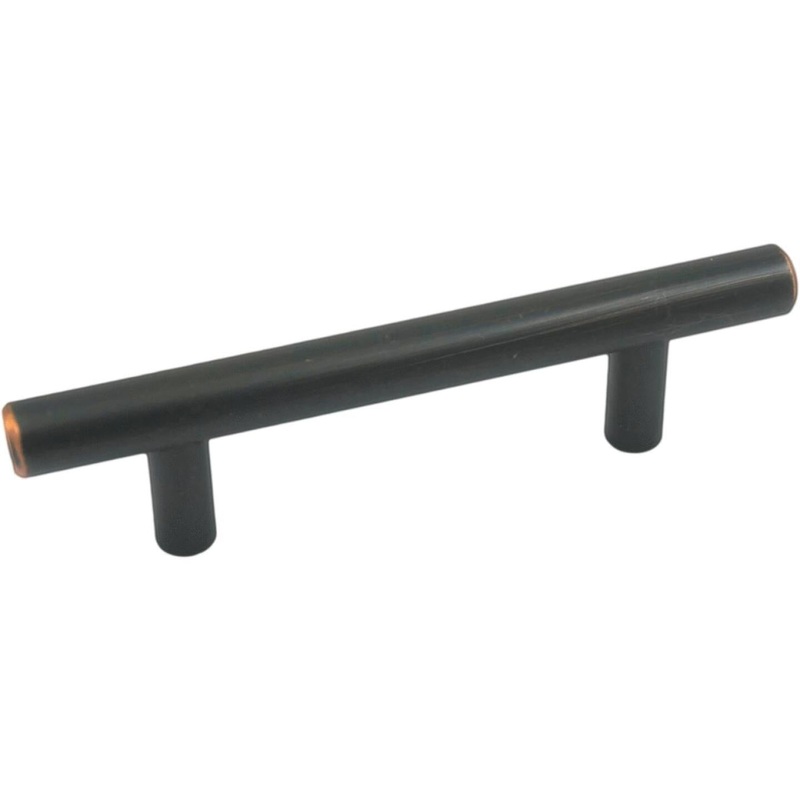 Laurey Melrose 3In. Oil Rubbed Bronze Center-To-Center Steel T-Bar Pull