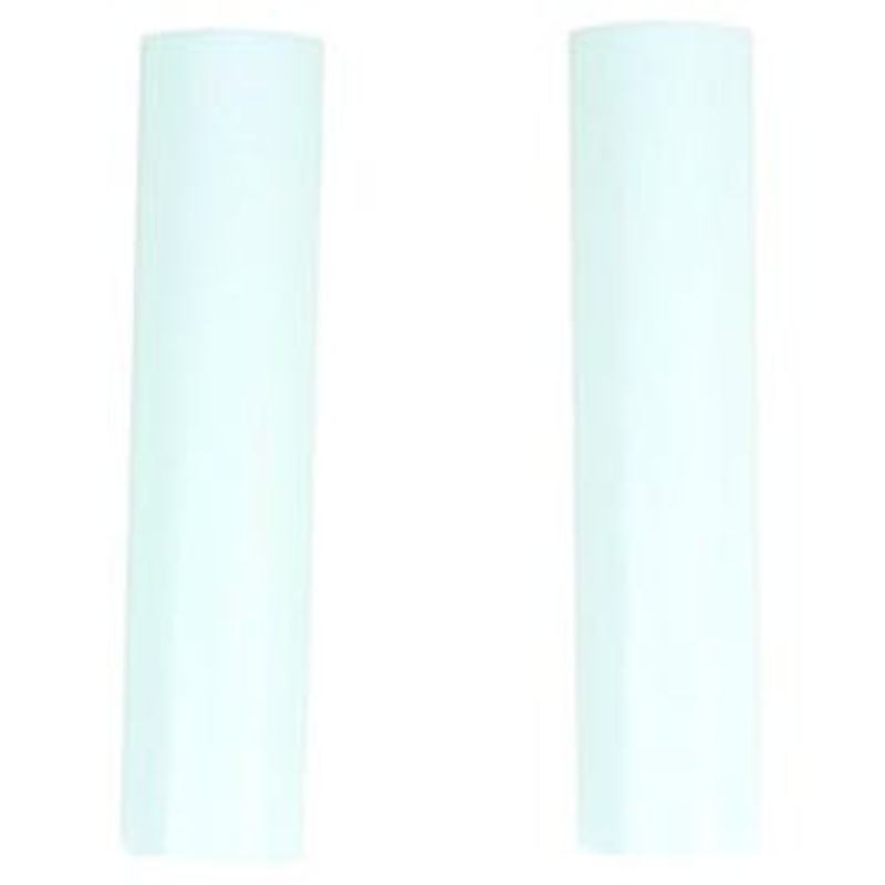 Lamp Socket Cover, 4-In. Candelabra Base, White, 2-Pk.