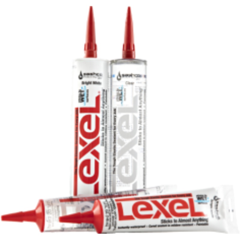 Sashco Lexel, 10.5 Ounce Cartridge, White Low Voc