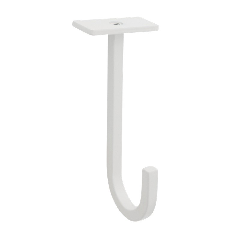National Hardware Long Ceiling Hook 5-in, White
