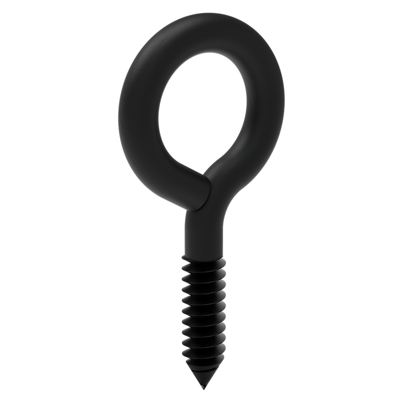 National Hardware Screw Eyes #8, 1-5/8, Storm Shine