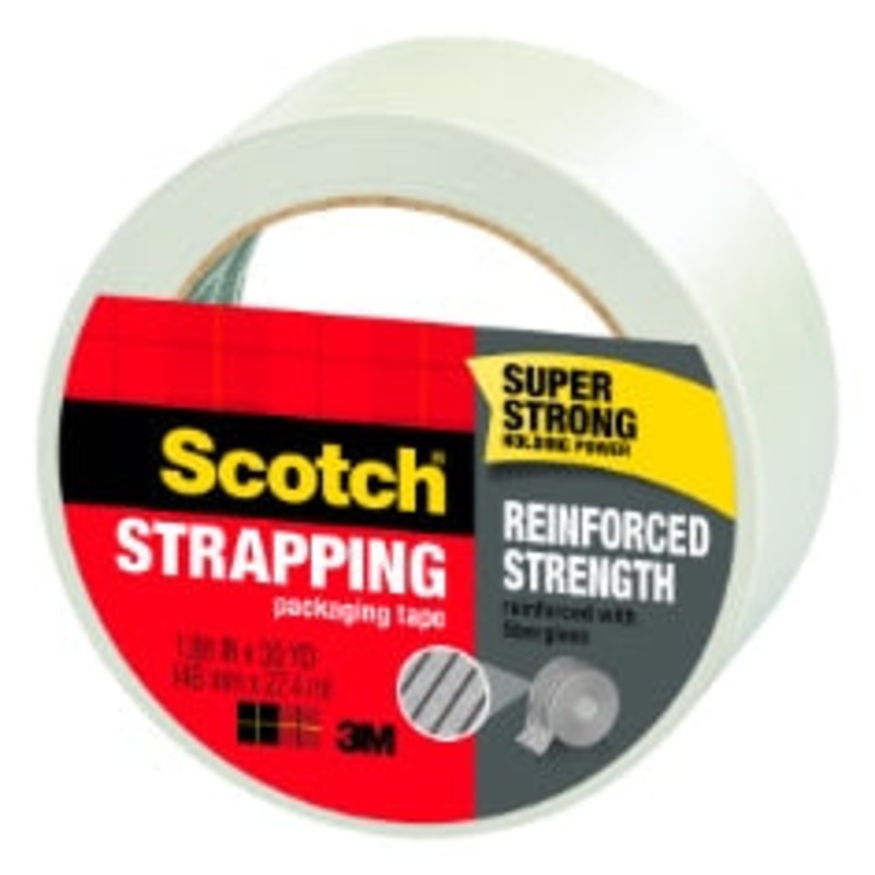 Scotch Reinforced Strength Shipping Strapping Tape