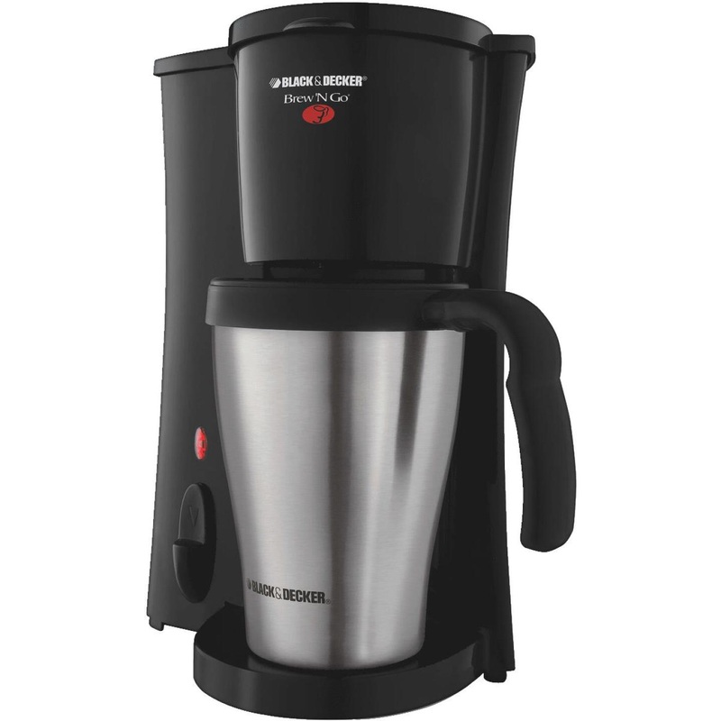 Black & Decker Brew N’ Go Personal Black Coffee Maker