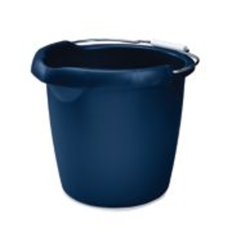 Rubbermaid Roughneck Round Bucket, 15-Quart, Blue