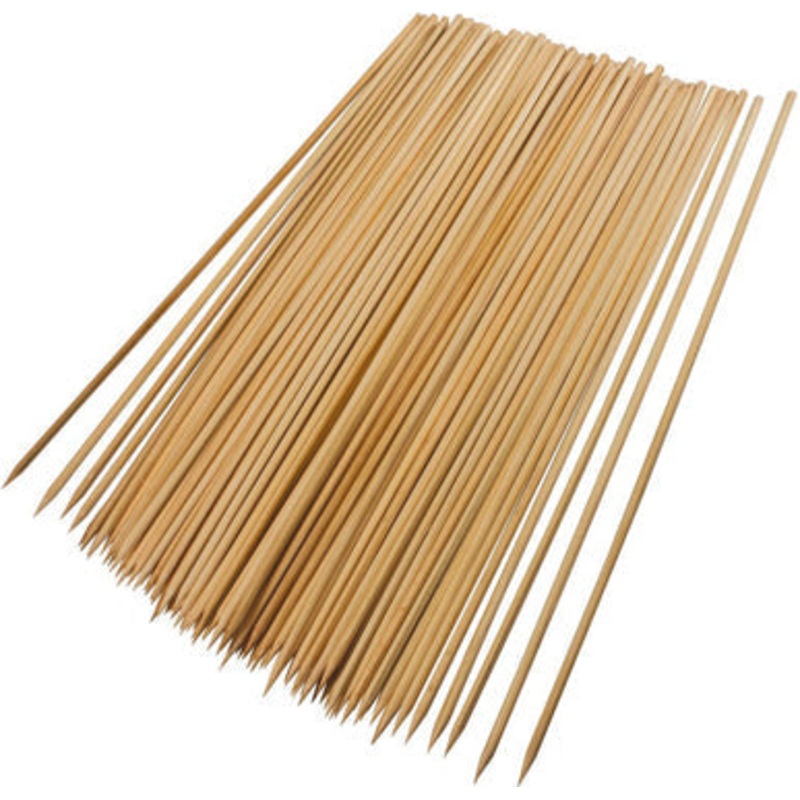 SKEWERS BAMBOO HVY DTY 12 IN 100 PCS
