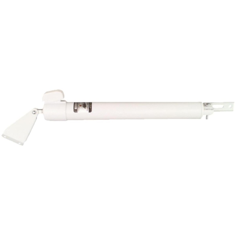 National White Touch’N Hold Smooth Screen Door Closer