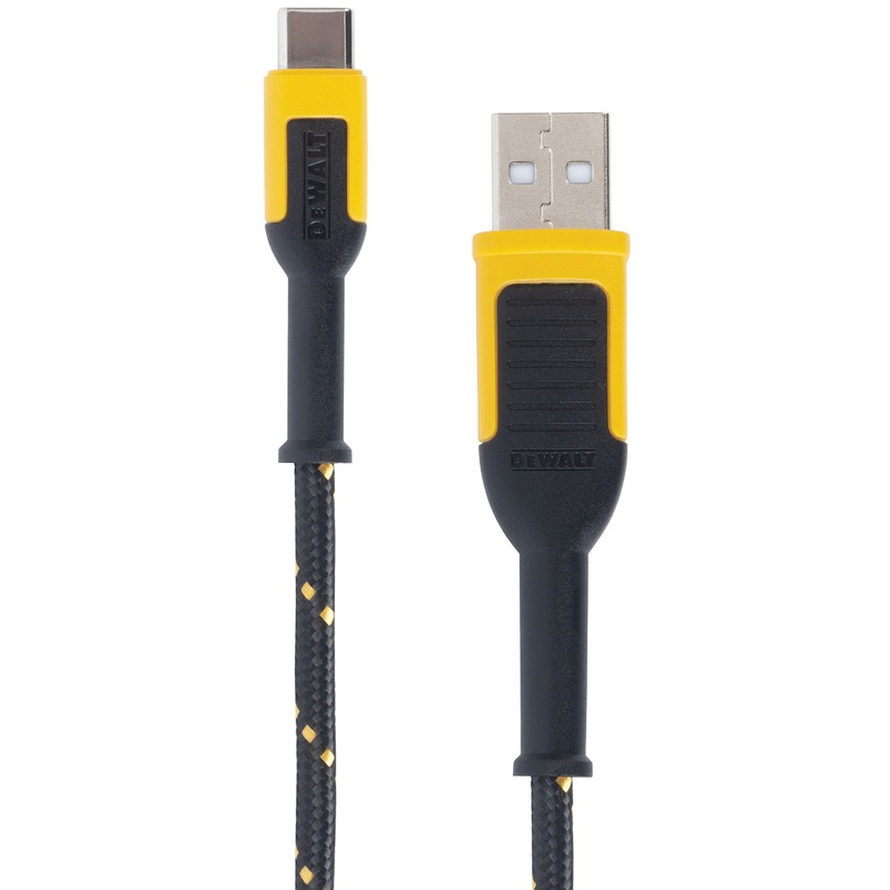 Dewalt Reinforced Charging Cable for USB-C to USB