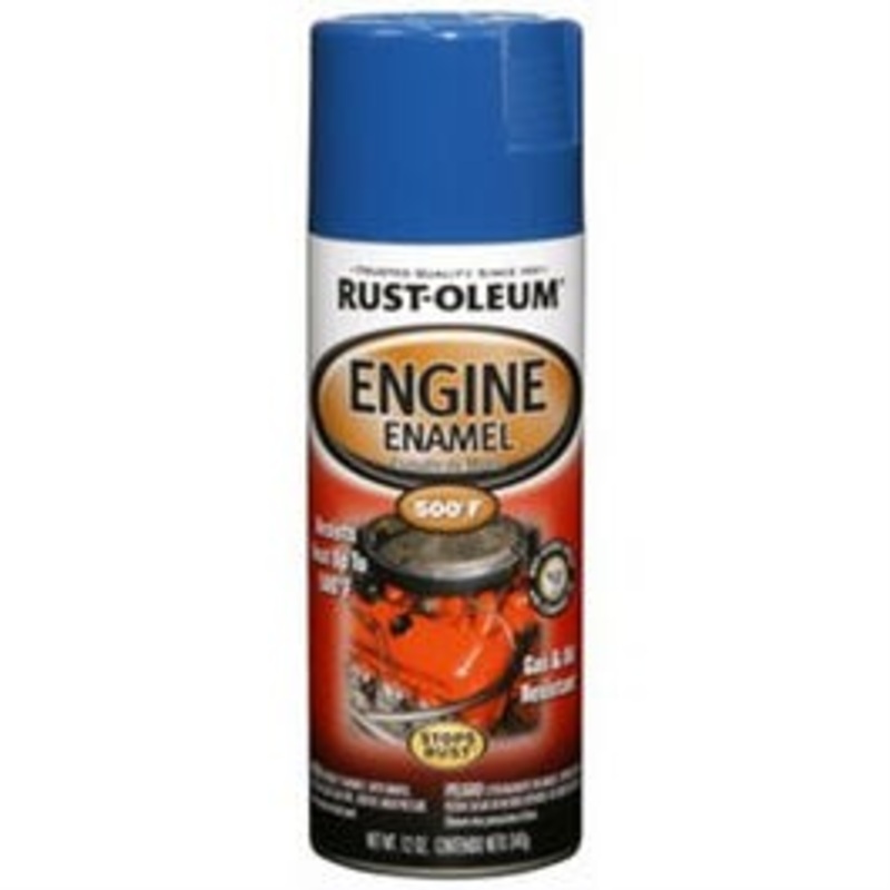 Engine Spray Enamel, Ford Blue Gloss, 12-oz.