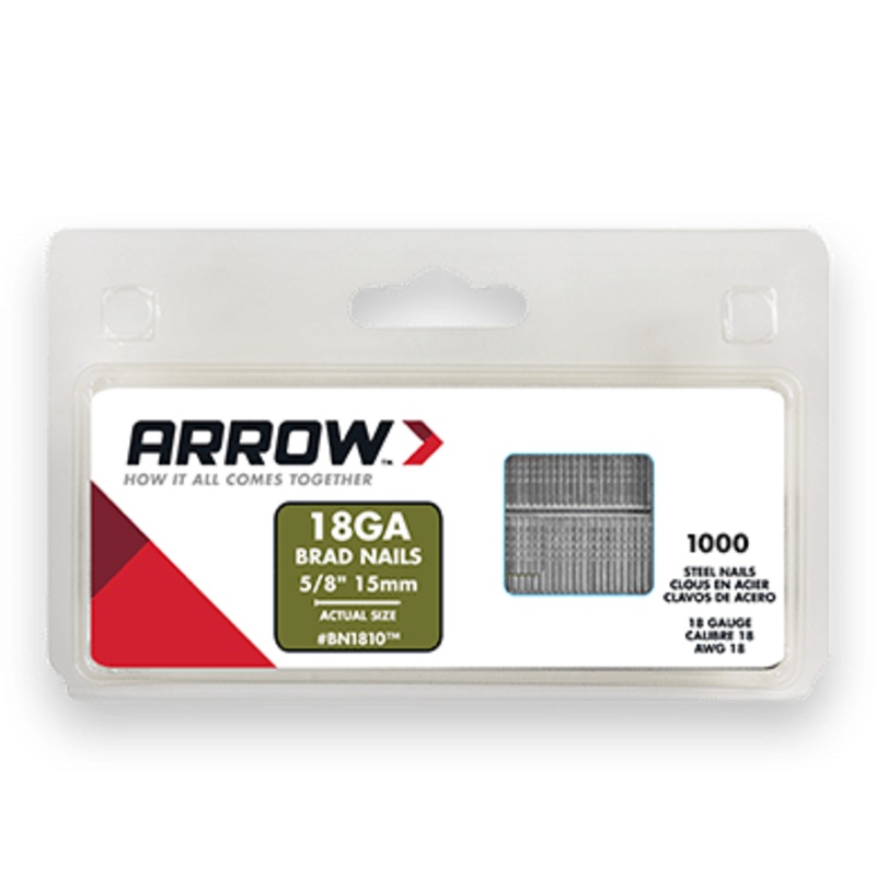 Arrow Fastener 18 Gauge Brad Nails