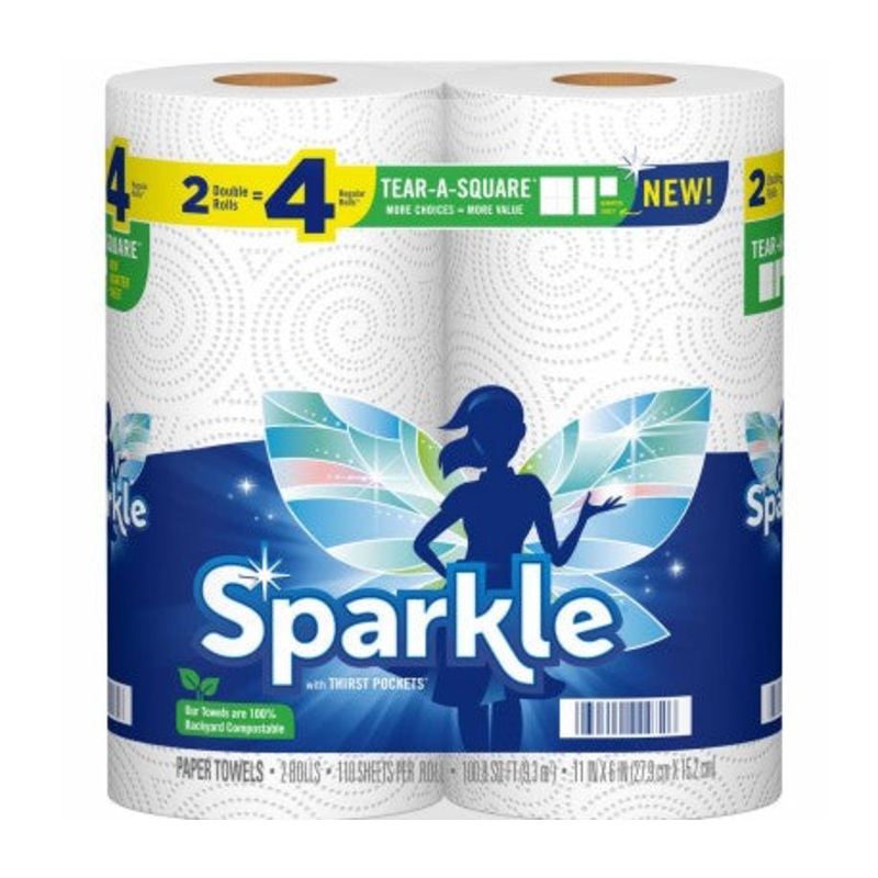 Sparkle Tear-A-Size Paper Towels