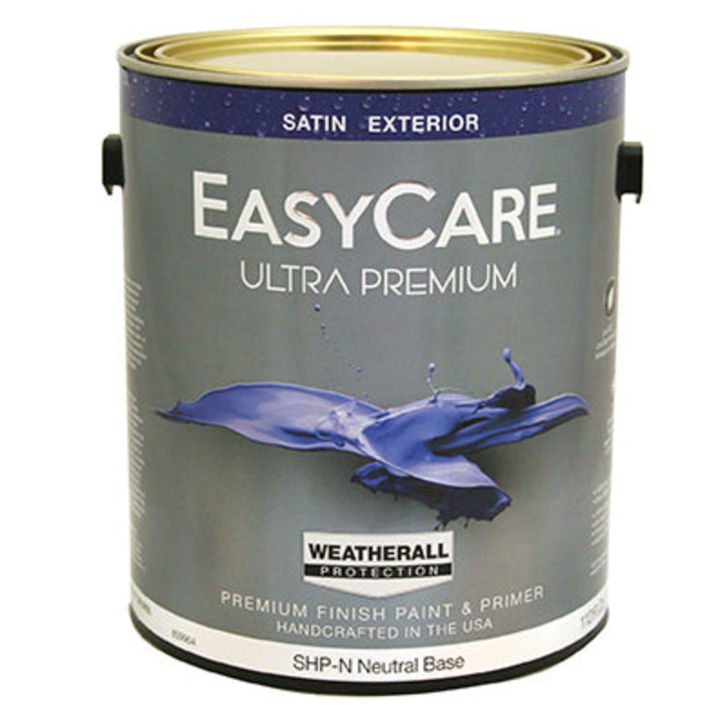 True Value EasyCare Ultra Premium Exterior WeatherAll Latex House Paint Satin Neutral Base