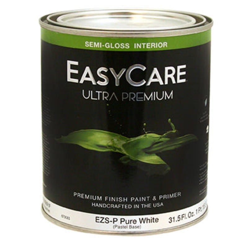 True Value EasyCare Ultra Premium Interior Latex Paint & Primer Pure White Pastel Base Semi-Gloss