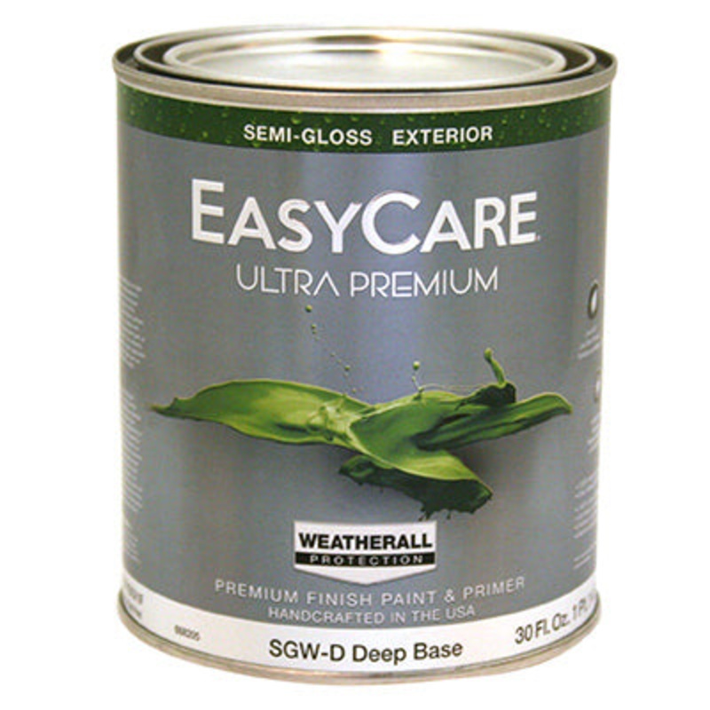 True Value EasyCare Ultra Premium WeatherAll Exterior Latex House Paint Semi-Gloss Deep Base